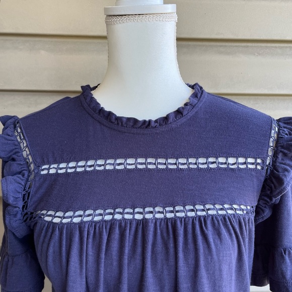 •Maurice’s• Short Sleeved Ruffled Knit Dress - Size Small - Picture 3 of 8